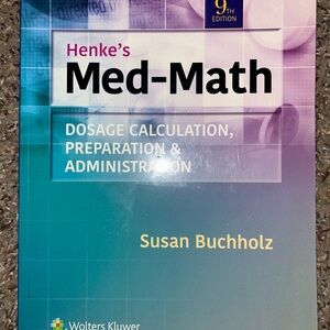 Henke's Med-Math 9th Edition Book